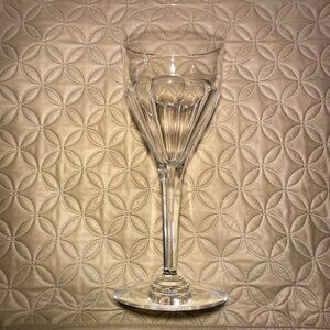 Val St. Lambert Fine Crystal Wine Glasses (Pair)